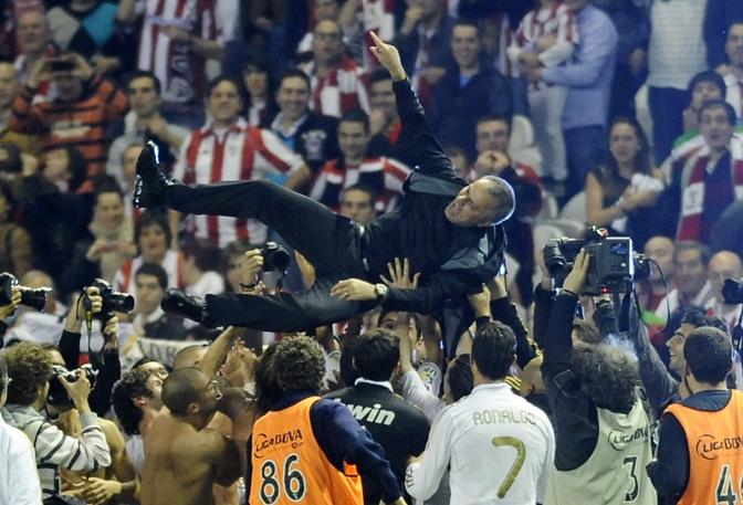 2 maggio 2012. Il Real vince a Bilbao il campionato con due turni di anticipo. Afp